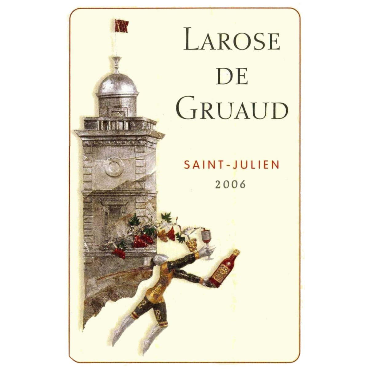 Larose de Gruaud Saint-Julien 2006 Front Label