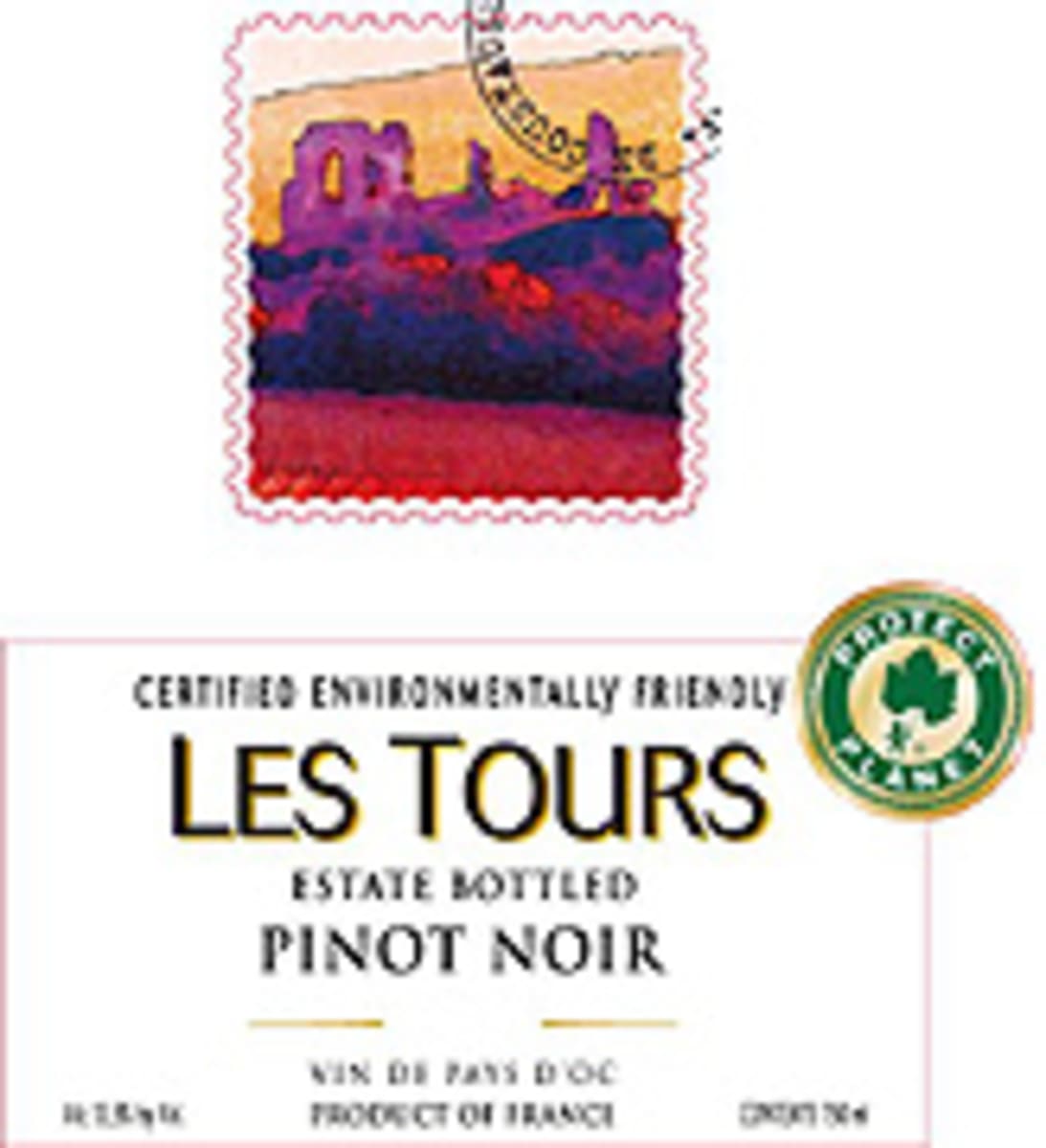 Les Tours Pinot Noir 2006 Front Label