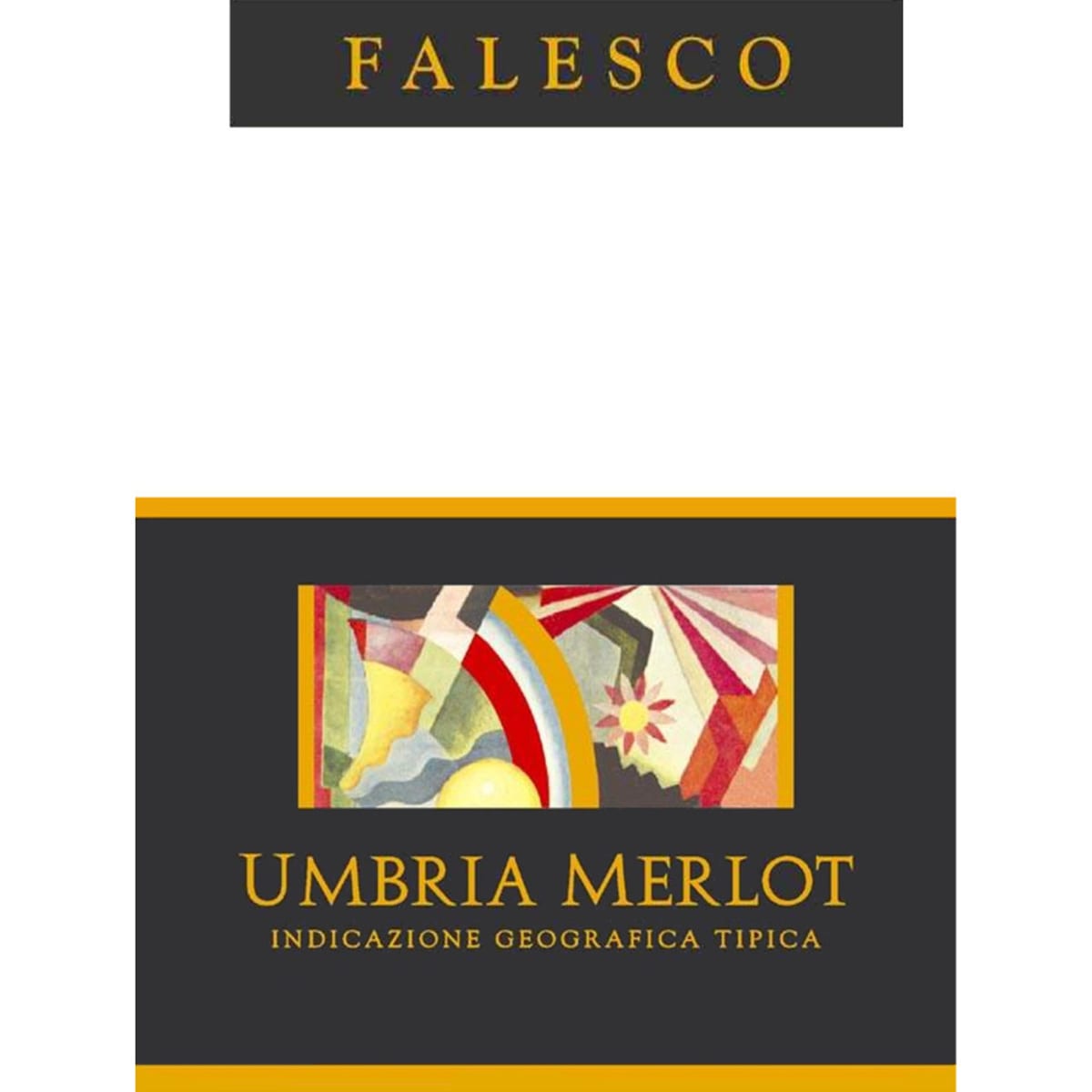 Falesco Merlot Umbria 2007 Front Label