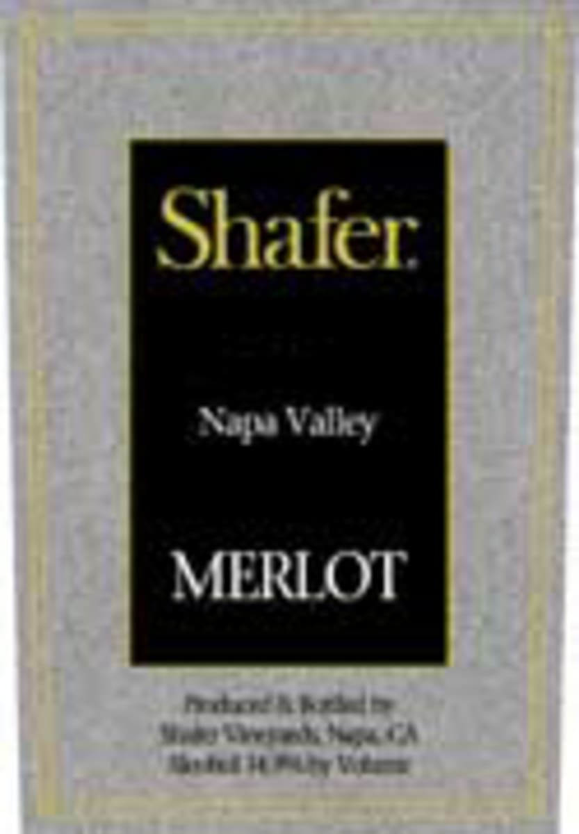 Shafer Napa Valley Merlot 2006 Front Label