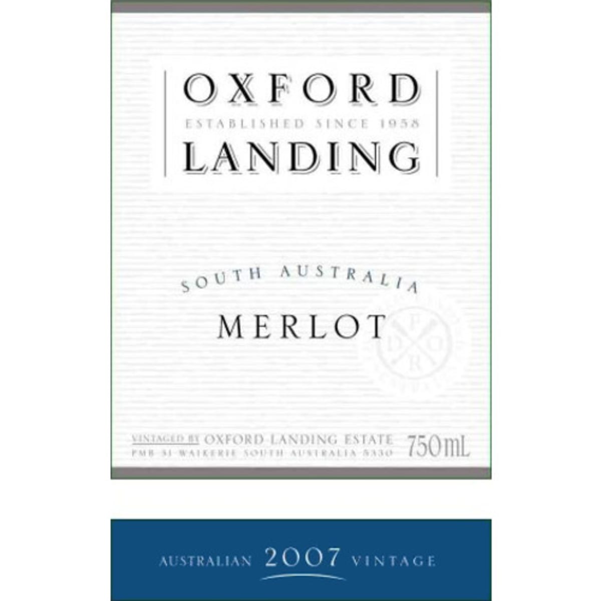 Oxford Landing Merlot 2007 Front Label