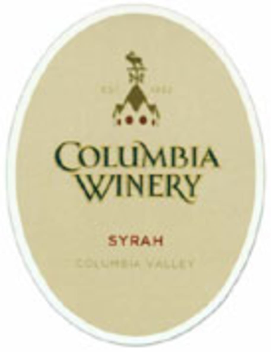 Columbia Winery Columbia Valley Syrah 2005 Front Label