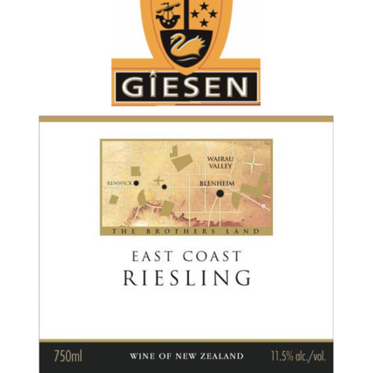 Giesen Riesling 2007 Front Label