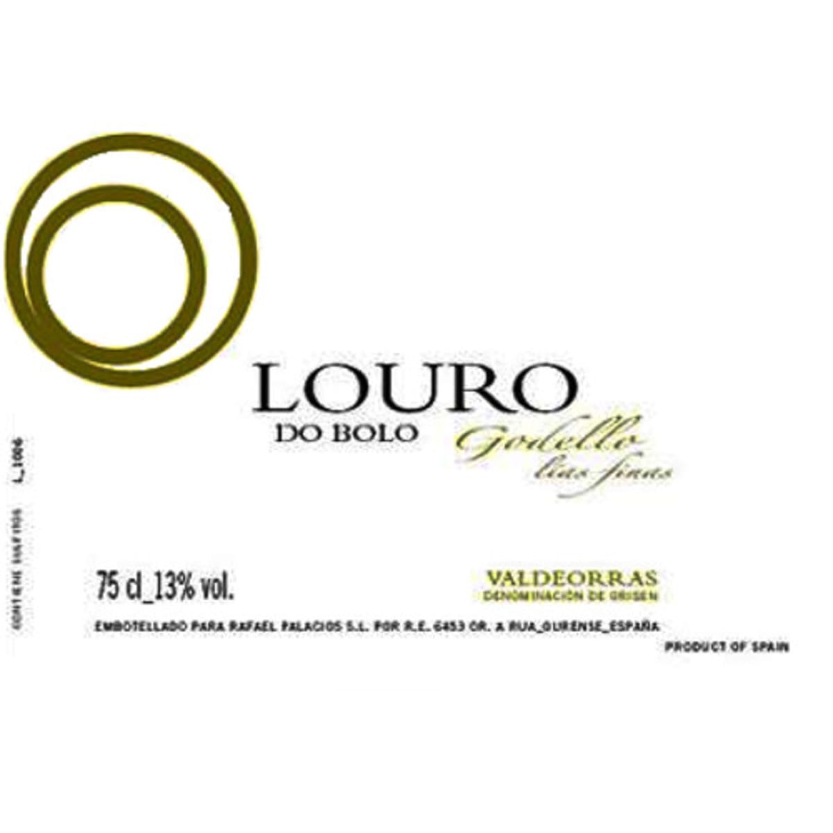 Rafael Palacios Louro Do Bolo Godello 2006 Front Label