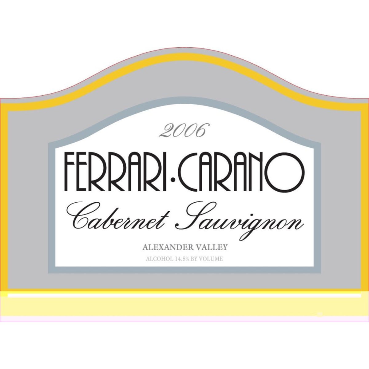 Ferrari-Carano Cabernet Sauvignon 2006 Front Label