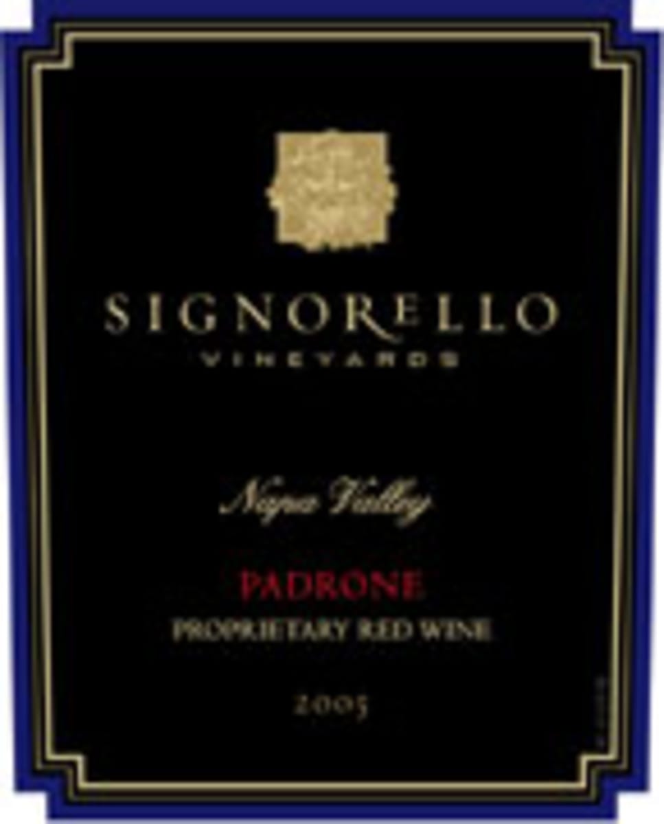 Signorello Padrone Cabernet Sauvignon 2005 Front Label