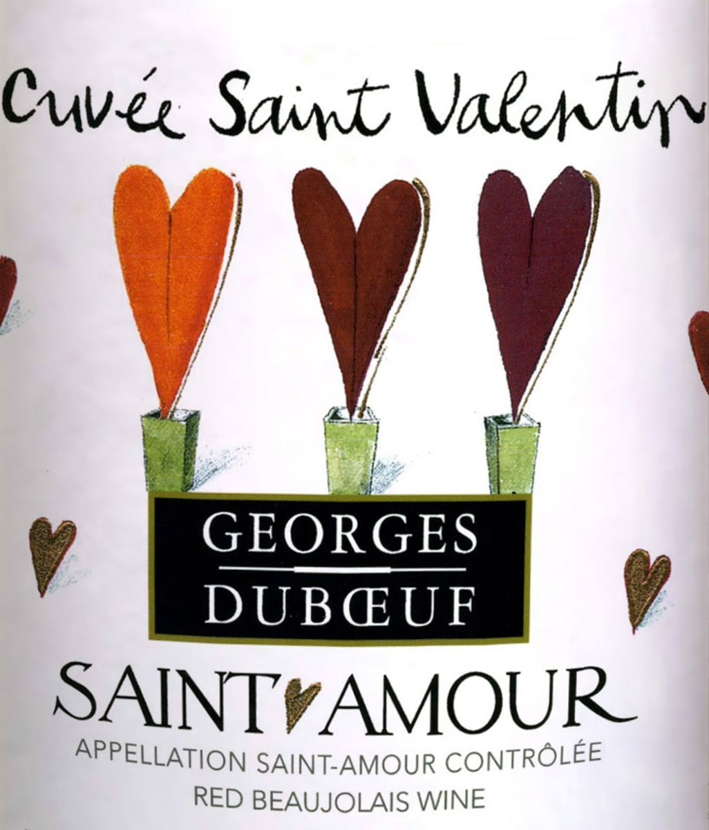 Duboeuf Saint-Amour Cuvee Saint Valentin 2007 Front Label