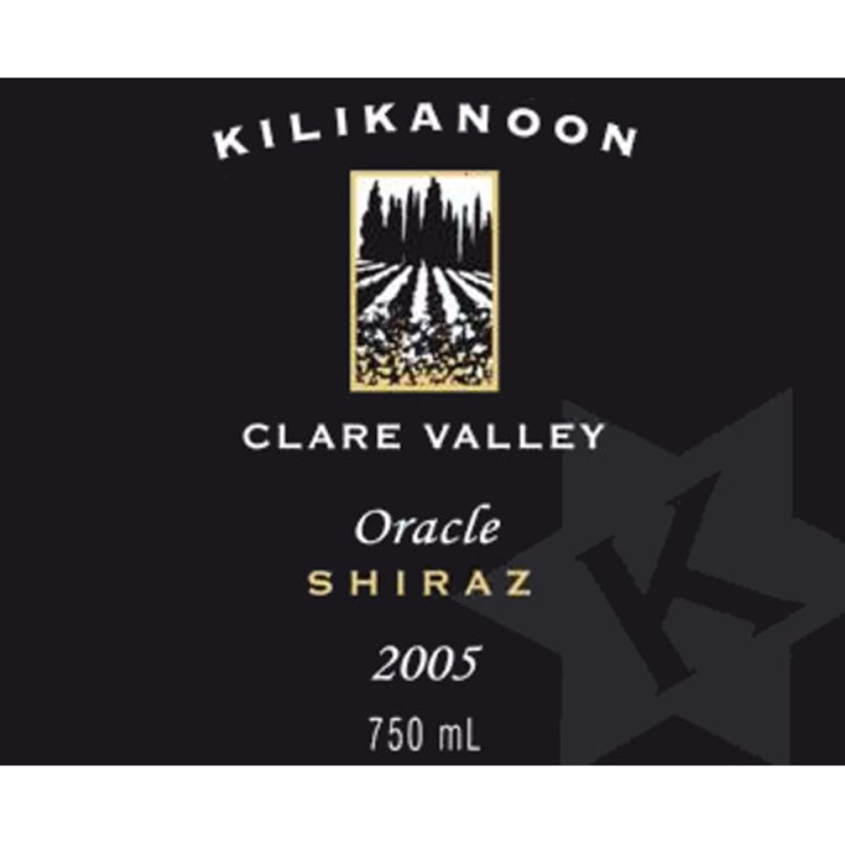 Kilikanoon Oracle Shiraz 2005 Front Label