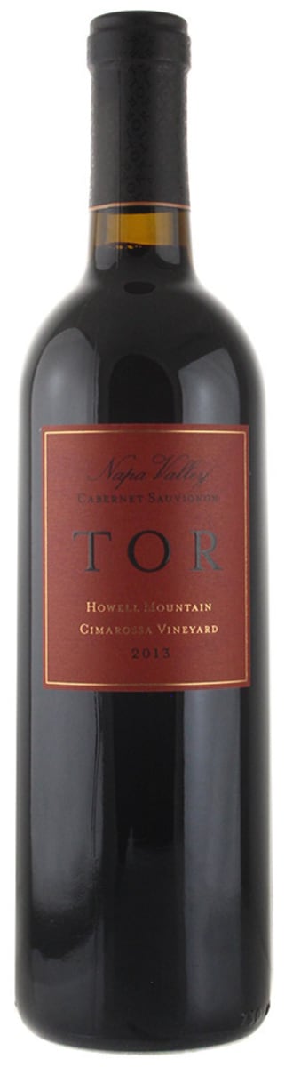 TOR Cimarossa Vineyard Cabernet Sauvignon 2013 Front Bottle Shot