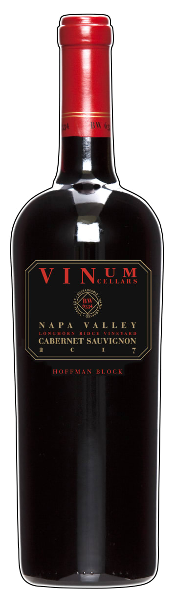 Vinum Cellars Napa Valley Cabernet Sauvignon 2017  Front Bottle Shot