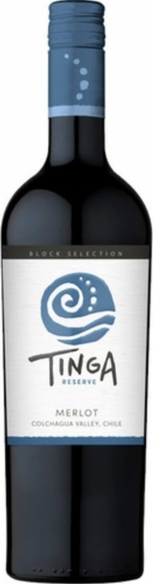 Tinga Reserve Merlot 2012 Front Bottle Shot