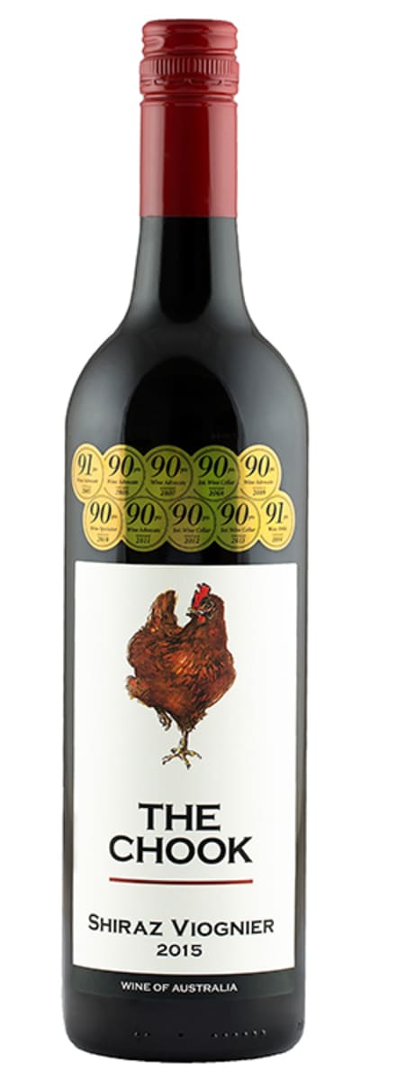 The Chook Shiraz-Viognier 2015 Front Bottle Shot