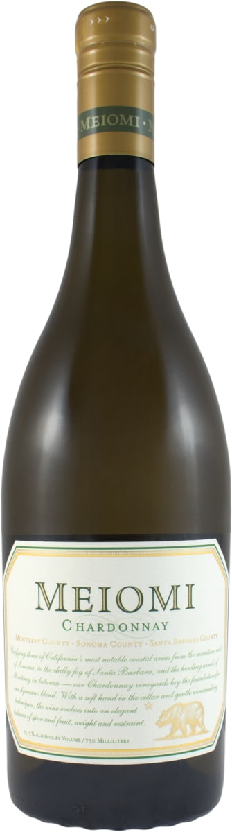Meiomi Chardonnay (375ML half-bottle) 2017 Front Bottle Shot
