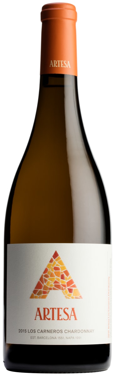 Artesa Carneros Chardonnay 2015 Front Bottle Shot