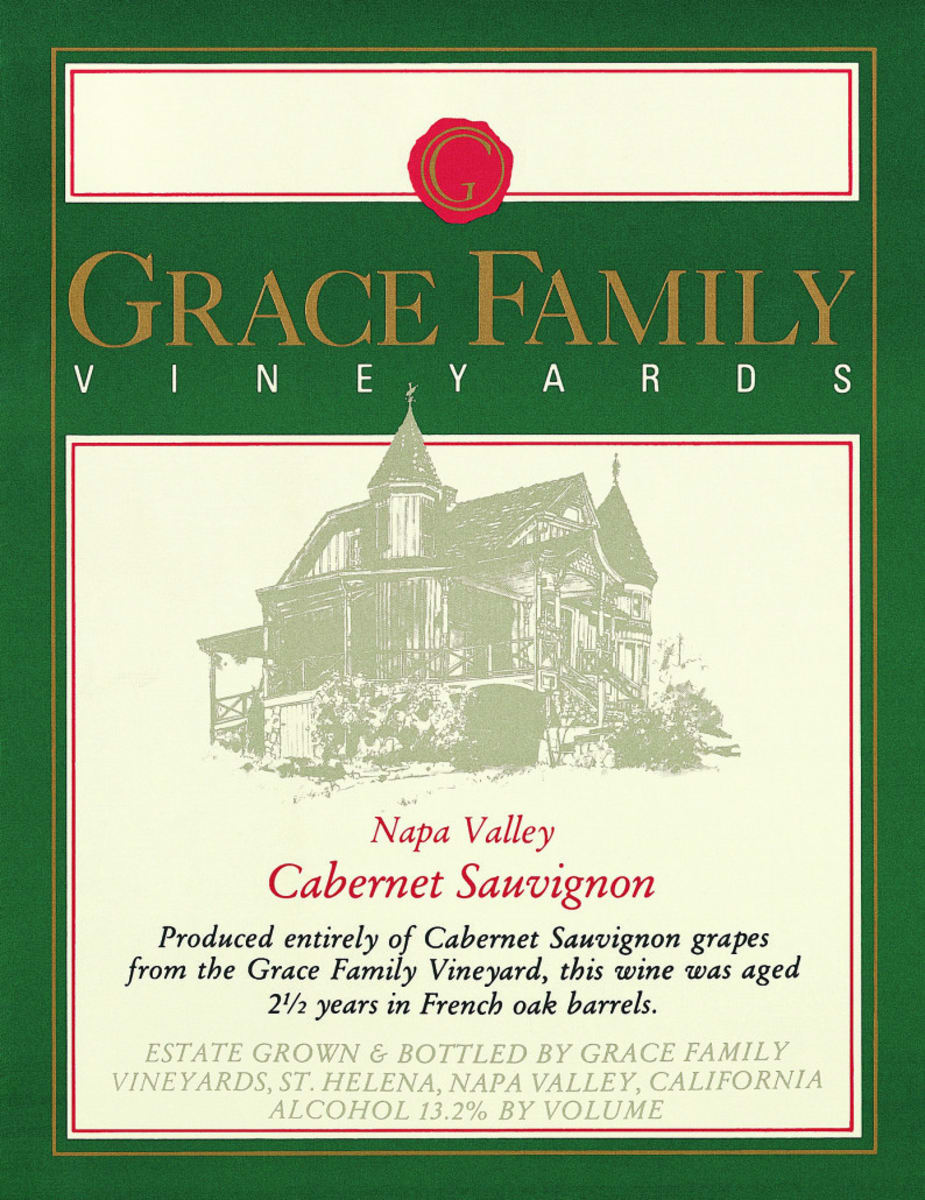 Grace Family Cabernet Sauvignon (1.5 Liter Magnum - chipped wax) 1992  Front Label