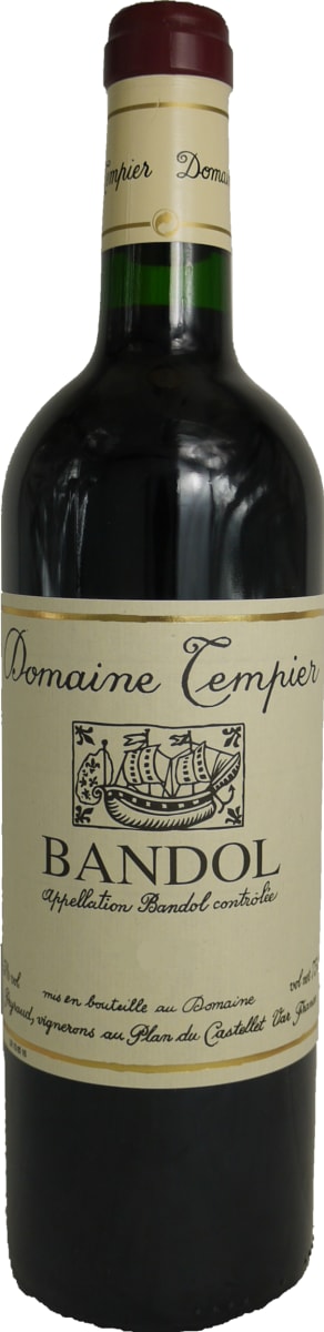 Domaine Tempier Bandol Rouge 2015 Front Bottle Shot