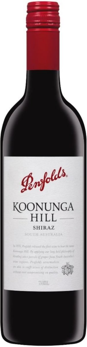 Penfolds Koonunga Hill Shiraz 2015 Front Bottle Shot