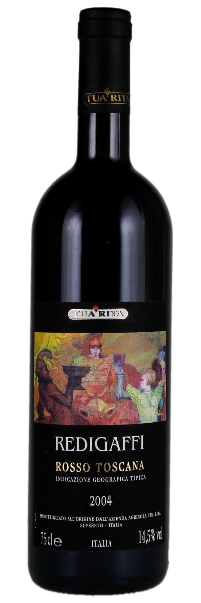 Tua Rita Redigaffi Toscana 2004  Front Bottle Shot