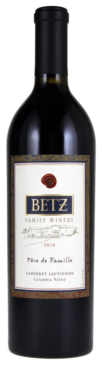 Betz Family Winery Pere de Famille Cabernet Sauvignon 2010  Front Bottle Shot