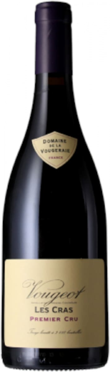 Domaine de la Vougeraie Vougeot Les Cras Premier Cru 2019  Front Bottle Shot