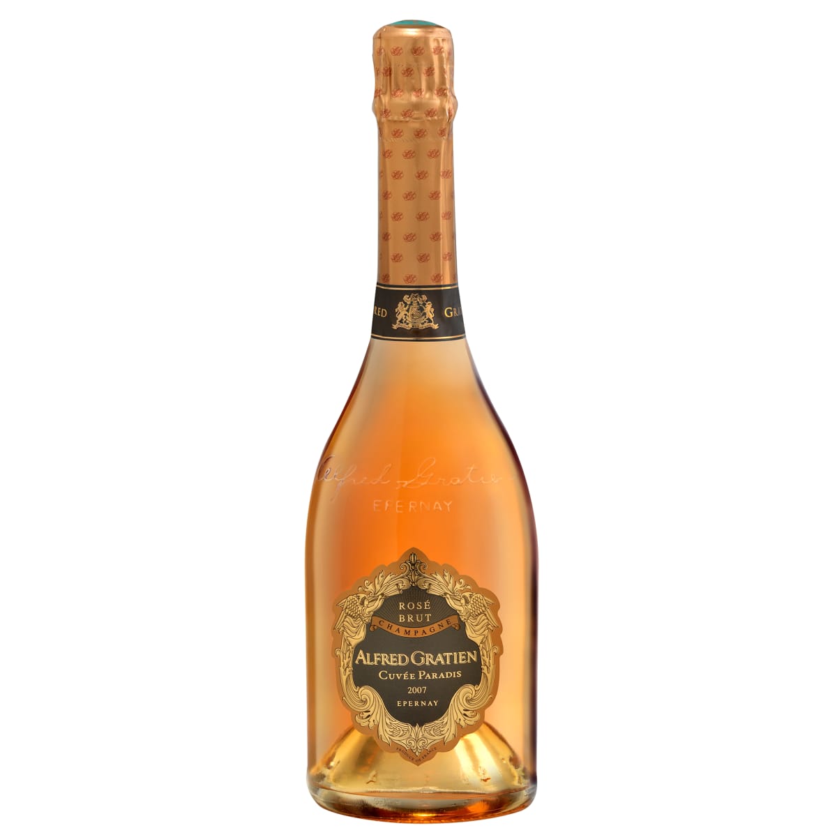 Alfred Gratien Cuvee Paradis Rose Brut  Front Bottle Shot