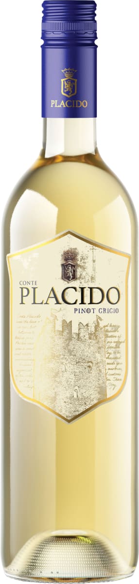 Placido Pinot Grigio 2022  Front Bottle Shot