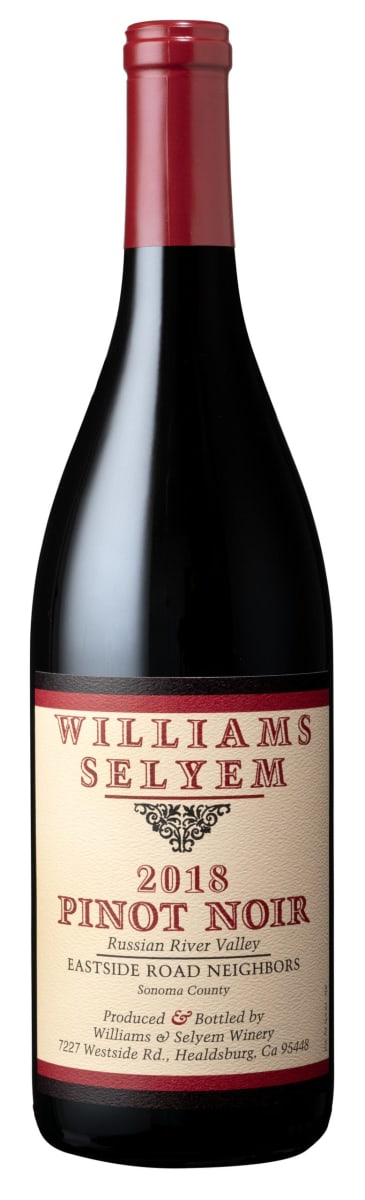 Williams Selyem Eastside Road Neighbors Pinot Noir 2019  Front Bottle Shot