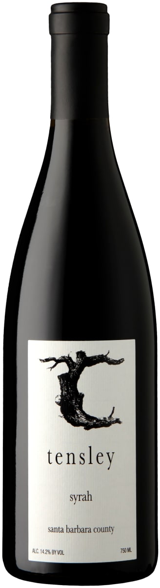 Tensley Santa Barbara Syrah 2015 Front Bottle Shot