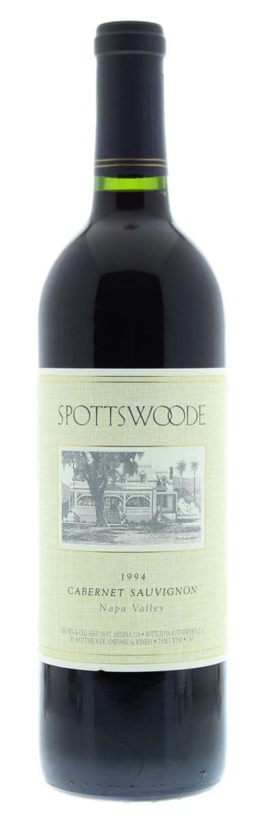 Spottswoode Cabernet Sauvignon 1994  Front Bottle Shot