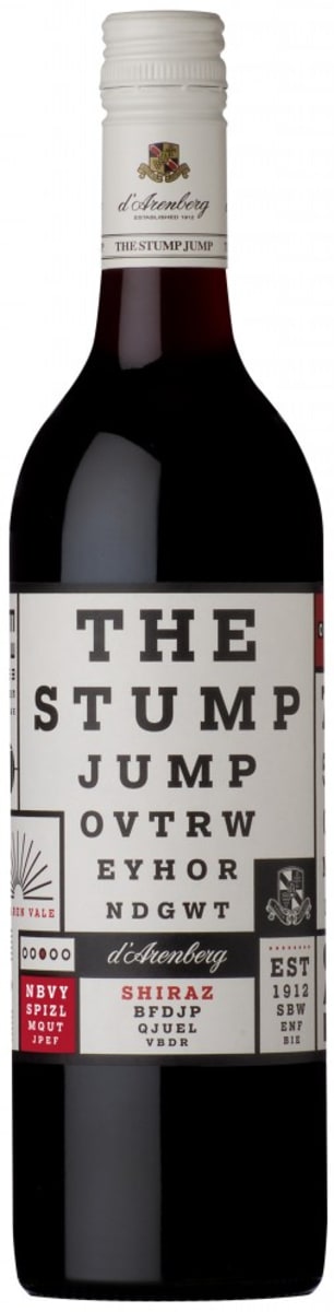 d'Arenberg The Stump Jump Shiraz 2013 Front Bottle Shot