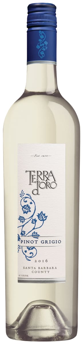 Terra d'Oro Pinot Grigio 2016 Front Bottle Shot