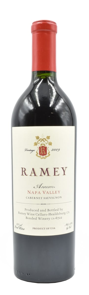 Ramey Annum Cabernet Sauvignon 2009  Front Bottle Shot