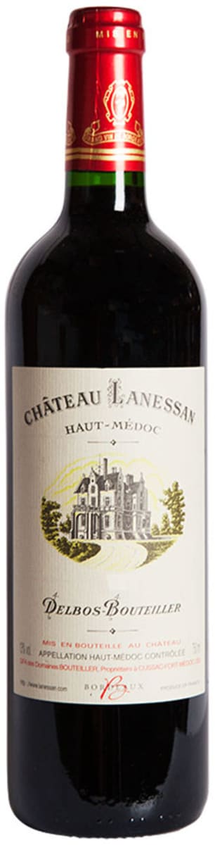 Chateau Lanessan  2002 Front Bottle Shot