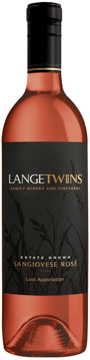 LangeTwins Estate Sangiovese Rose 2016 Front Bottle Shot