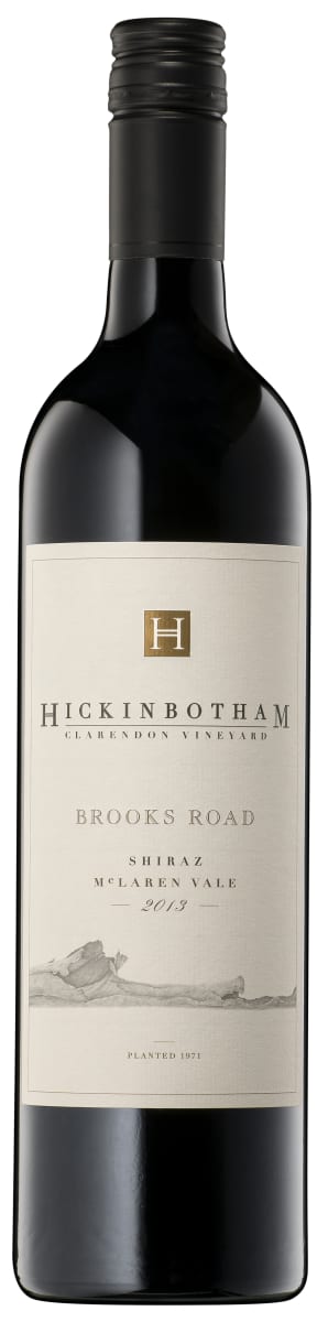 Hickinbotham Brooks Road Shiraz 2013 Front Bottle Shot