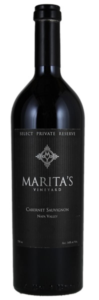 Marita's Vineyard Select Private Reserve 2007  Front Bottle Shot