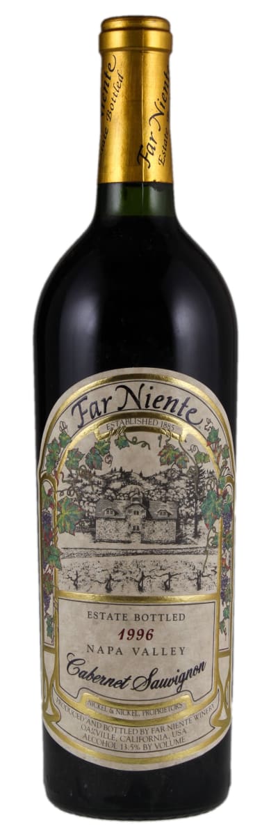 Far Niente Cabernet Sauvignon 1996  Front Bottle Shot