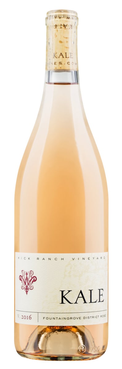 Kale  Kick Ranch Vineyard Rose 2016 Front Bottle Shot