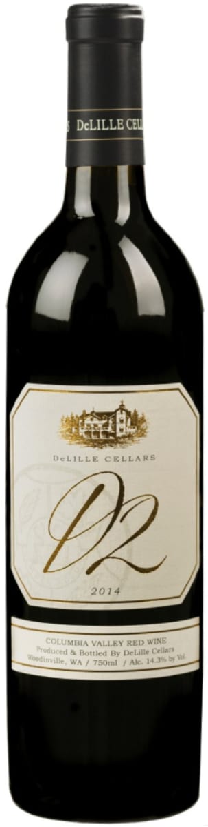 DeLille D2 Estate Red 2014 Front Bottle Shot