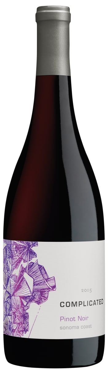 Complicated Pinot Noir 2015 Front Bottle Shot