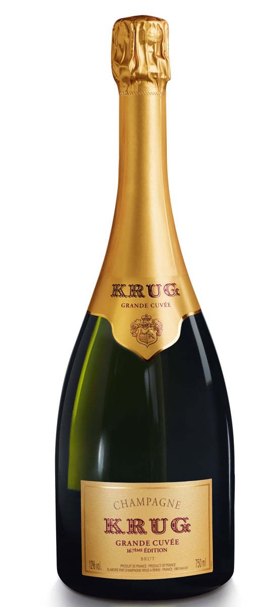 Krug Grande Cuvee Brut (167th Edition)  Front Bottle Shot