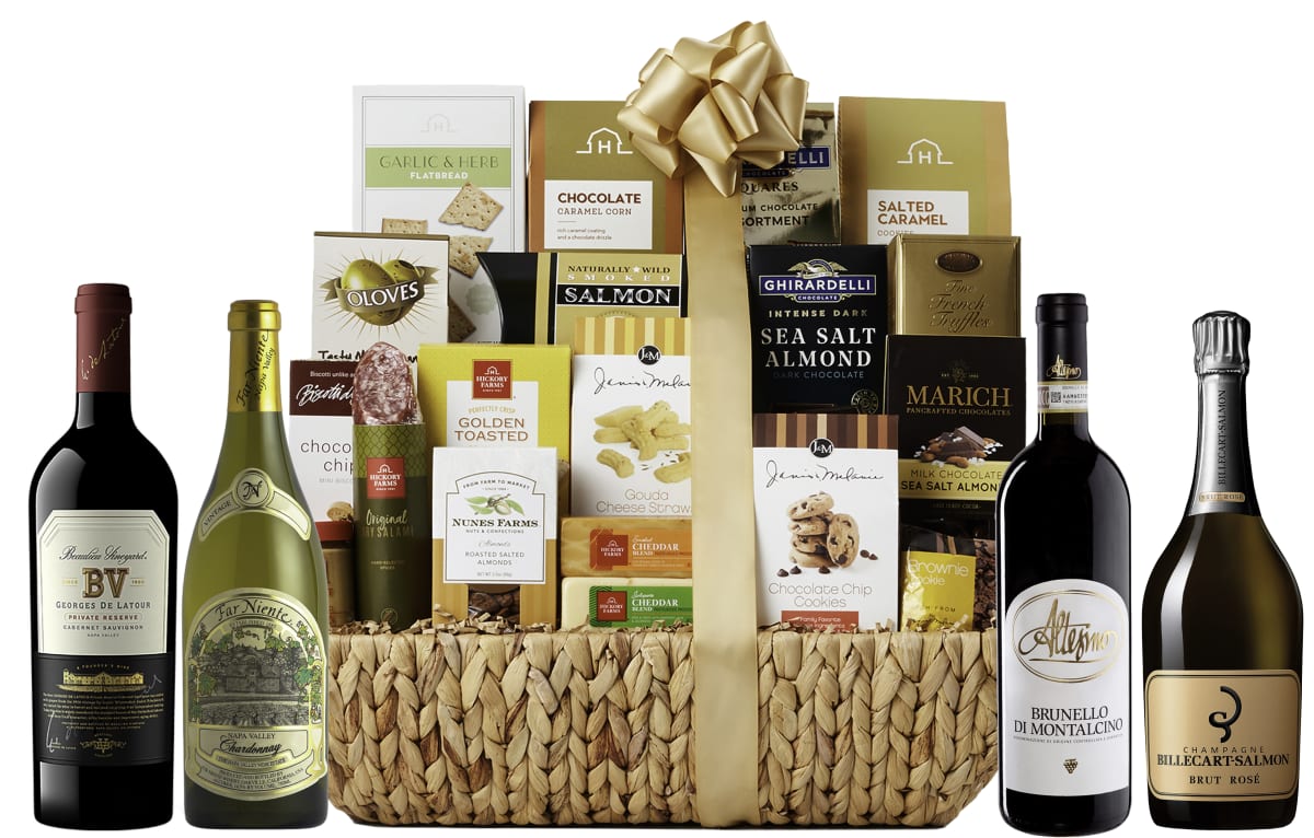 wine.com Collector’s Edition Grand Gourmet Wine Gift Basket  Gift Product Image