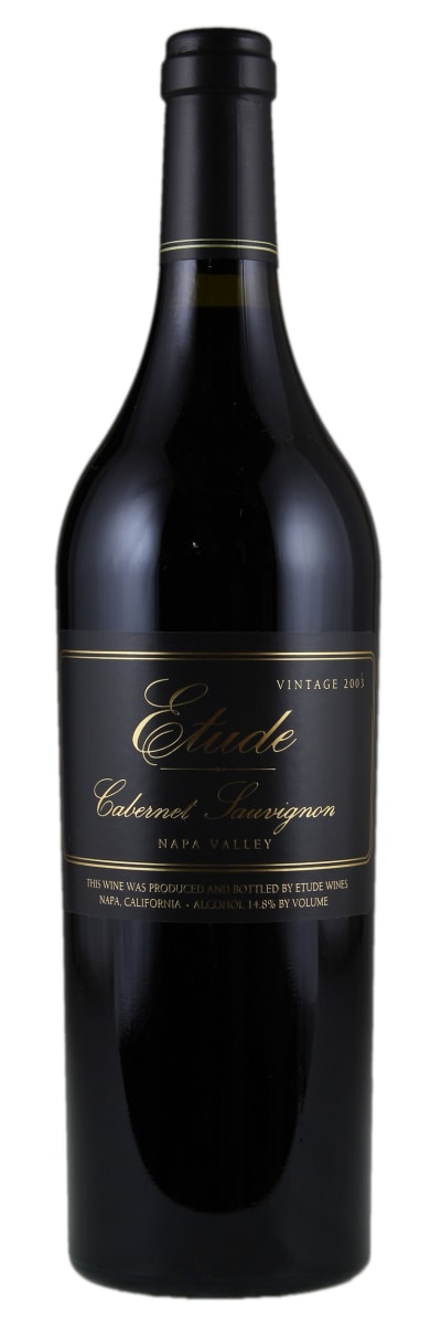 Etude Napa Valley Cabernet Sauvignon 2003  Front Bottle Shot