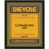 Dievole La Vendemmia Chianti Classico 2007 Front Label