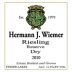 Hermann J. Wiemer Dry Riesling Reserve 2010 Front Label