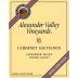 Alexander Valley Vineyards Cabernet Sauvignon (375ML half-bottle) 2009 Front Label