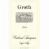 Groth Cabernet Sauvignon Vertical 2002 through 2004 Front Label