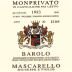 Giuseppe Mascarello Monprivato Barolo 1993 Front Label