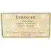 Beringer Bancroft Ranch Cabernet Sauvignon 1998 Front Label