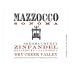 Mazzocco Dry Creek Zinfandel 2012 Front Label